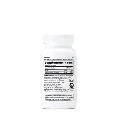 GNC Copper 2mg Important for Iron Absorption 100 Count