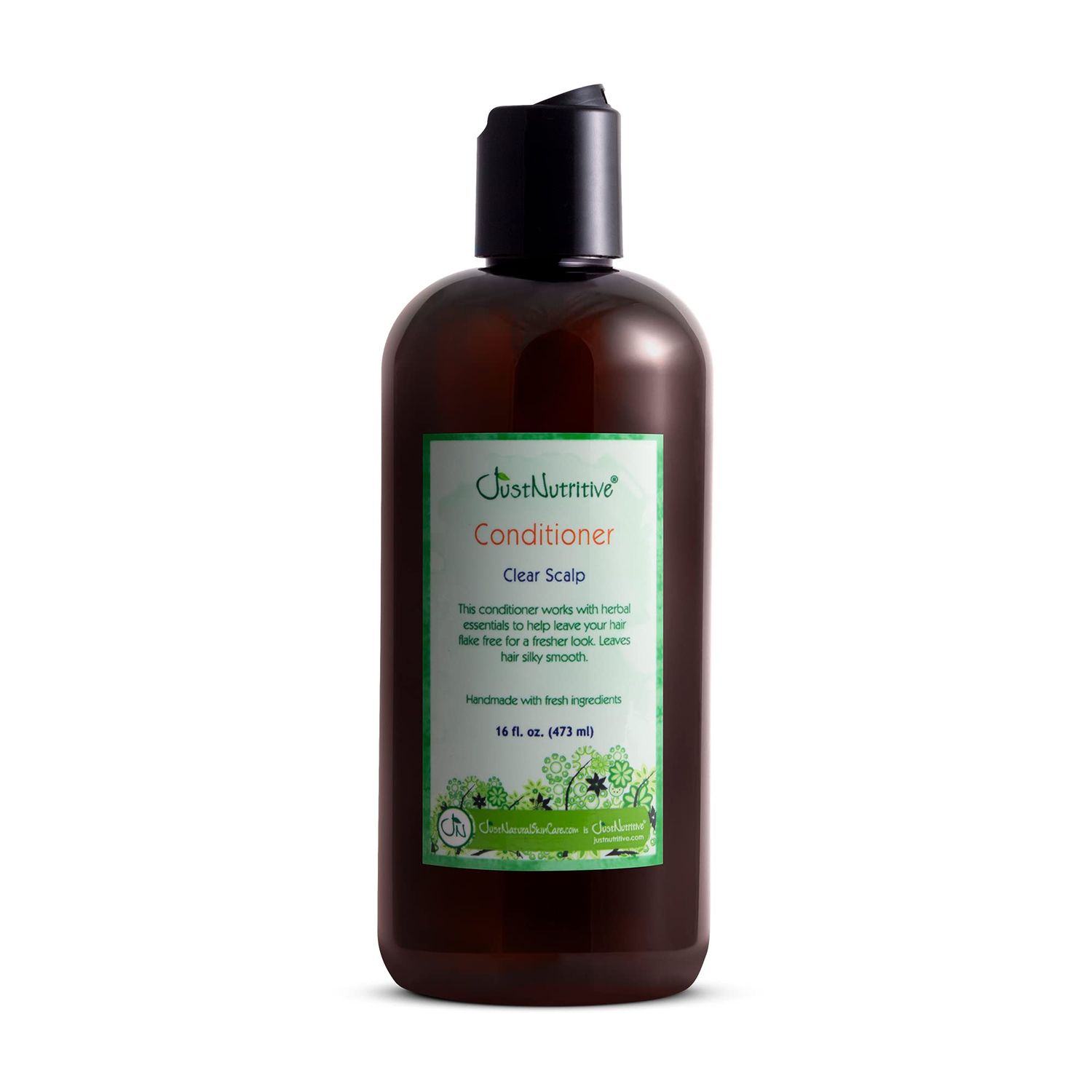 Just Nutritive Clear Scalp Dandruff Conditioner Best Conditioner for Flake Less Hair Natural Anti Dandruff Conditioner Relieves A Dry And Flaky Scalp 16 Fl Oz