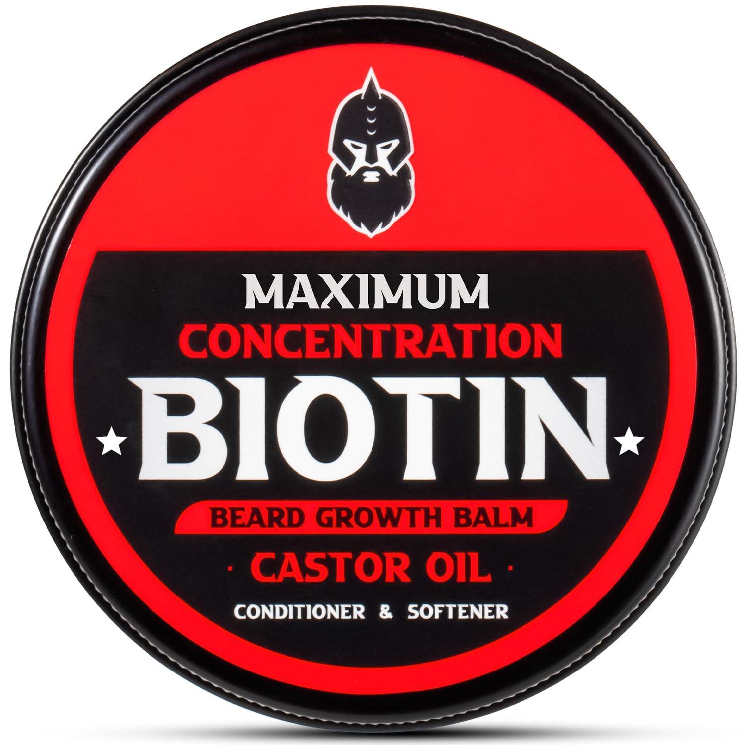 First Melody Beard Balm, Maximum Concentration Biotin, with Castor Oil and Argan Jojoba Oils, Promotes Beard Growth, Styles, Strengthens Softens Beards Mustaches, 2 Ounce,Unscented