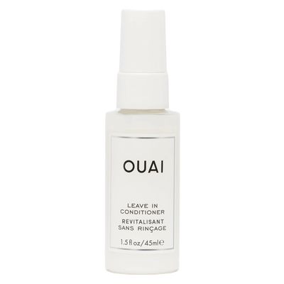 OUAI Leave In Conditioner Heat Protectant Spray - Prime Hair for Style, Smooth Flyaways, Add Shine and Use as Detangling Spray - No Parabens, Sulfates or Phthalates (1.5 oz)