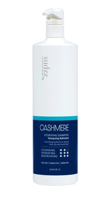 SUDZZFX Cashmere Hydrating Shampoo, 34 fl oz - Hair Growth Shampoo - Color Safe, Sulfate Free, Paraben Free, and moisturizing for Dry Hair Men and Women