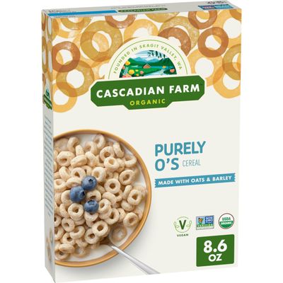 Cascadian Farm Organic Purely O&#39;s Cereal, 8.6 ounces