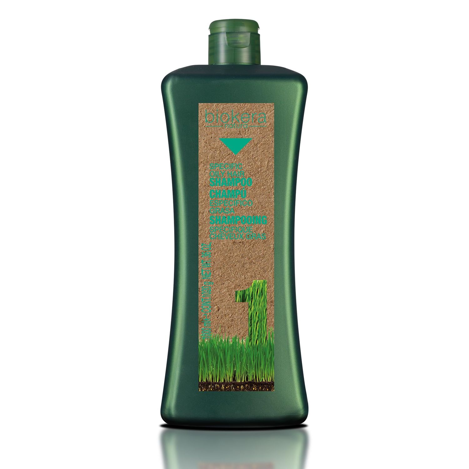 Salerm Cosmetics Biokera Natura Shampoo Specific Grease - 1000 ml