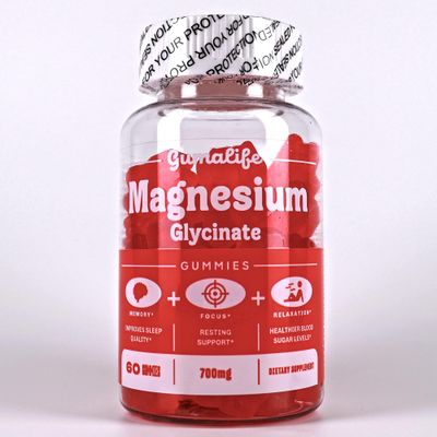 Gumalife&#39;s 700mg Magnesium Glycinate Gummies Enhance Relaxation, Offering A Sugar-Free Blend of Beneficial Nutrients. Each Box Contains 60 Counts (60 Counts, Raspberry)