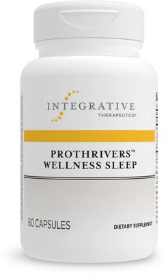 Integrative Therapeutics ProThrivers Wellness Sleep - Sleep Supplement with Melatonin, Magnesium Bisglycinate L-Theanine - Vegan, Gluten-Free Dairy-Free Sleep Support Supplement - 60 Capsules