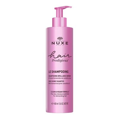 Nuxe Hair Prodigieux High Shine Shampoo, Nourishing Cleansing with Fermented Pink Camellia Oil, 13.6 Fl Oz