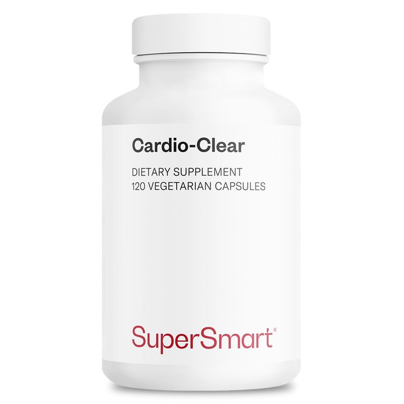 Supersmart - Cardio Clear (Garlic EDTA Supplement) - with Malic Acid, Calcium Disodium EDTA, Magnesium, Bromelain Non-GMO Gluten Free - 120 Vegetarian Capsules