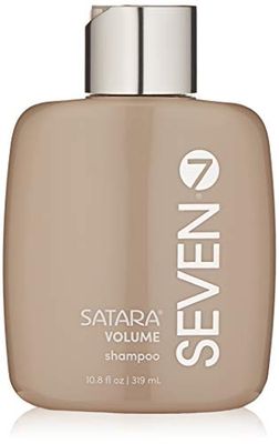 SEVEN Haircare Satara Volume Shampoo for Women Men, Sulfate Cruelty Free Paraben Free with Pro Vitamin B5, Argan Oil, Hydrolyzed Quinoa Protein for Flat Limp Hair, Made in USA, 10.8oz