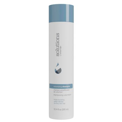 GREAT CLIPS Solutions Volumizing Shampoo, 10oz Adds Volume, Thickness, Bounce For Fine, Thin, Oily Hair Every Day Use