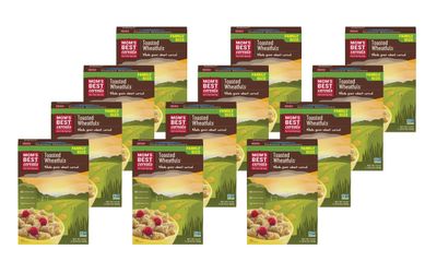 Mom's Best Toasted Wheatfuls Flavored Cereal, No High Fructose Corn Syrup, 23 Ounces (Pack Of 12)