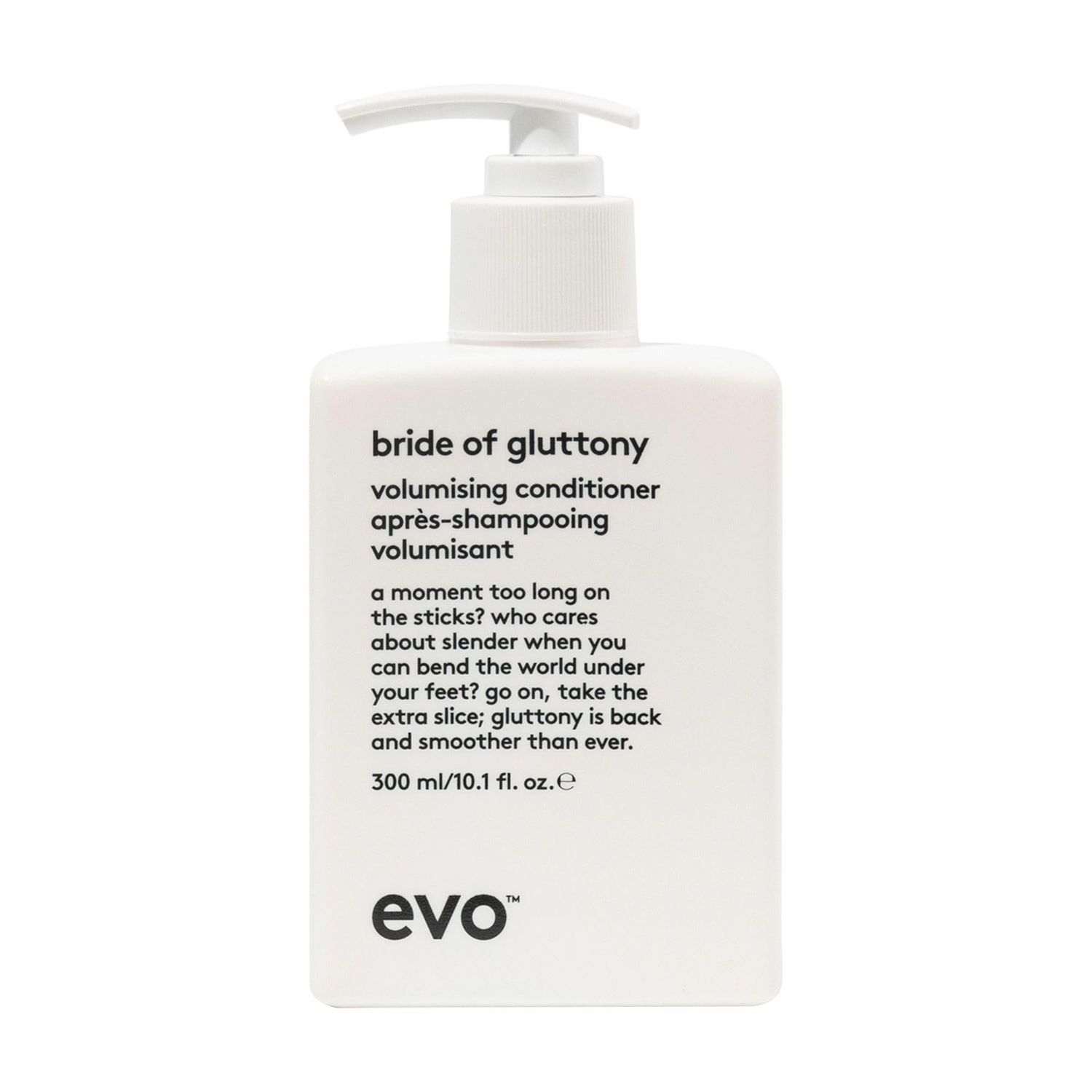 EVO Bride of Gluttony Volumizing Conditioner - Protects Hair Color - Reduces Frizz and Tones Hair Color - 300ml 10.1fl.oz