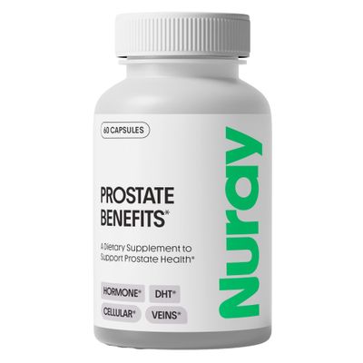 Nuray Prostate Support Supplement - Vitamin for Men and Women with Saw Palmetto, Vitamin C, Vitamin E, Zinc, Stinging Nettle Alpha Lipoic Acid - 60 Capsules - Vegetarian