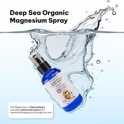 No Crap In It Magnesium Spray, Triple Action!- Spray Your Way to Wellness Immediate Relief with Our Unique Magnesium Glycinate, Magnesium Citrate, Magnesium Chloride Blend Spray (Light)