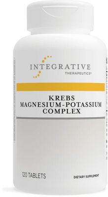 Integrative Therapeutics Krebs Magnesium-Potassium Complex - Healthy Heart Muscle Support - Muscle Support Supplement with Potassium Citrate Magnesium Citrate Malate - 120 Tablets