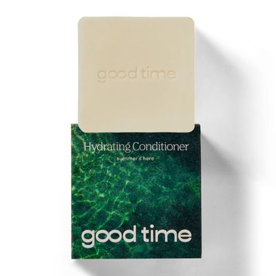 Good Time Hydrating Conditioner Bar - Lightweight Conditioning with Bergamot, Tangerine Juniper Berry - Sustainably Crafted, Plastic Free - Sulfate, Silicone, Paraben Free - Made in USA