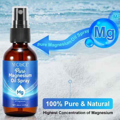Magnesium Oil, Magnesium Spray, 100 Pure Natural Magnesium Oil Spray for Feet, Easy to Absorb and Use 2.0 fl.oz