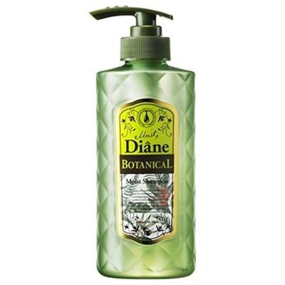 Moist Diane Natural Organic Moisturizing Hair Scalp Shampoo with Pump for Women Men, Japanese Haircare Products for Dry, Damaged, Colored, Curly, Oily Hair, Botanical Moist 16.2 Fl Oz480ml