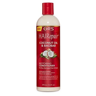 ORS HAIRepair Coconut Oil and Baobab Restoring Conditioner for Dry, Damage Hair Scalp 12.5 oz