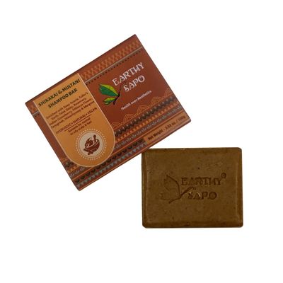 Earthy Sapo Shikakai Multani Shampoo Bar, For Oily Hair 3.52 oz. 100 G (Pack Of 1)