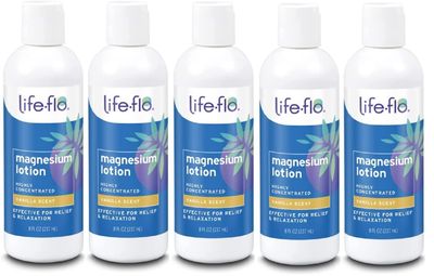 Life-Flo Magnesium Lotion - 8 oz (Pack of 5)