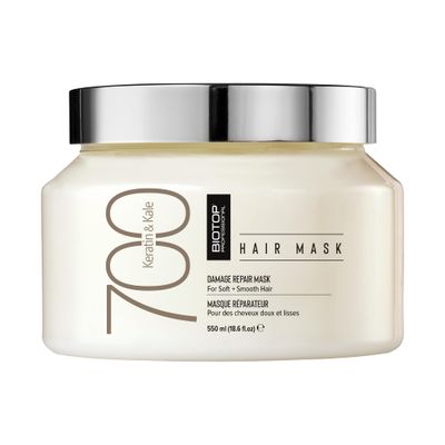 Biotop Professional 700 Keratin Kale Hair Mask - Keratin Treatment for Thick, Dry, Chemically, and Color Treated Hair - Improves Overall Hair Health - 18.6oz