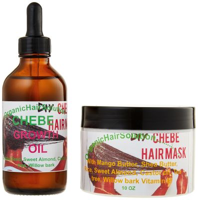 Organic Hair Solution-CHEBE Hair Growth Oil Mask Leave-in Conditioner- With Avocado peppermint Oil- Mango Butter-for Scalp and Hair-For Stronger, Thicker Longer Hair-for Split Ends and Dry Scalp