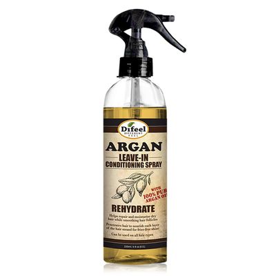 Difeel Rehydrate Leave in Conditioning Spray with 100 Pure Argan Oil 6 ounce