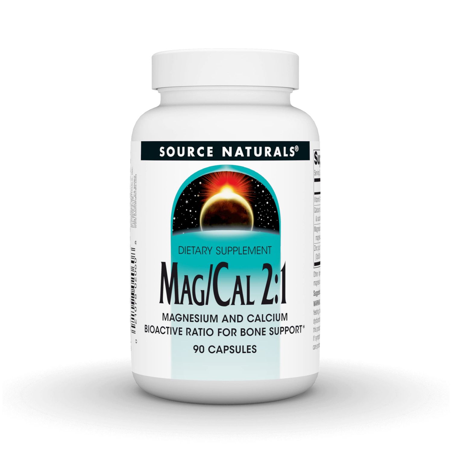 Source Naturals MagCal 2:1, Magnesium and Calcium Supplement - 90 Capsules
