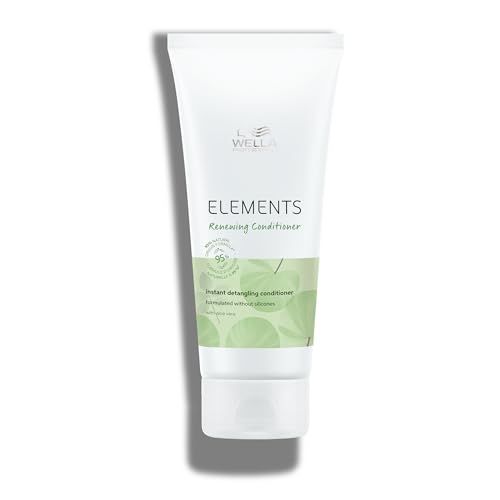 Wella Professionals Elements Gentle Renewing Conditioner Gentle, Silicone-Free Instant Detangling Conditioner For All Hair Types 6.7 Fl Oz