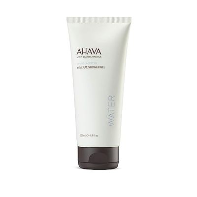 AHAVA Dead Sea Water Mineral Shower Gel, Original - Refreshes Relaxes, Washes Away Dirts Impurities, Enriched with Exclusive Mineral Blend of Dead Sea, Osmoter Zinc, 6.8 Fl.Oz