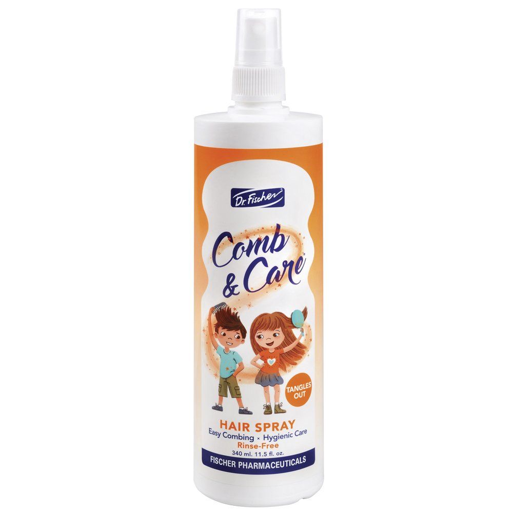 Dr. Fischer Kids Baby Hair Detangler Spray, Leave-In Conditioner Mist for Conditioning, Detangling and Curl Defining, The Frizz Free Tangle Tamer with Rosemary 11.5 fl.oz