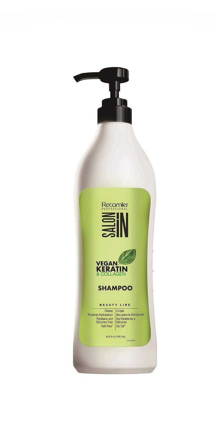 RECAMIER PROFESSIONAL SALON IN Vegan Keratin Collagen Hair Shampoo 33.8 fl.oz.