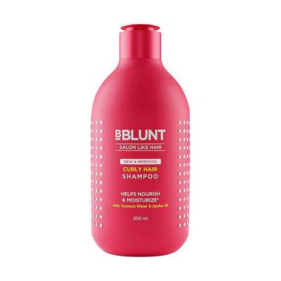BBLUNT Curly Hair Shampoo Gently Removes Build Up Controls Frizz Hydrates Dry Locs Curl Defining Cleanser for All Curl Types Color-Safe 10.14 Fl Oz (300ml)