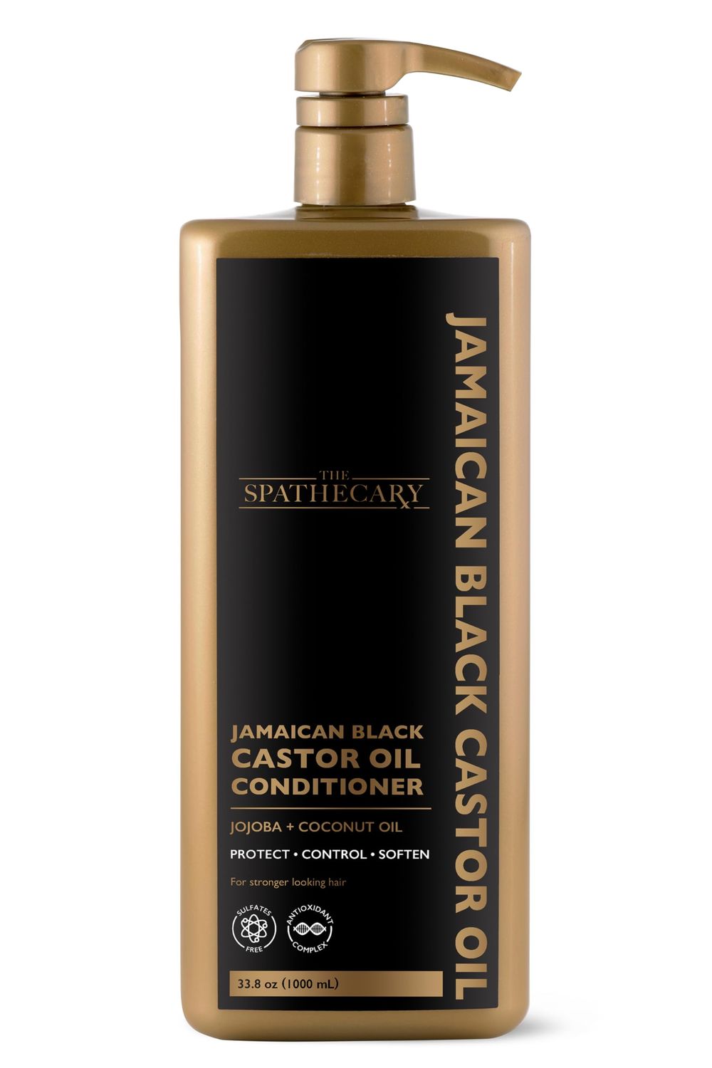 THE SPATHECARY Castor Conditioner, Naturally Nourishing with Jojoba, Coconut, Vitamin E and Argan, Hydrating and Restorative for Hair, Paraben and Sulfate Free, Cruelty Free 33.8 oz