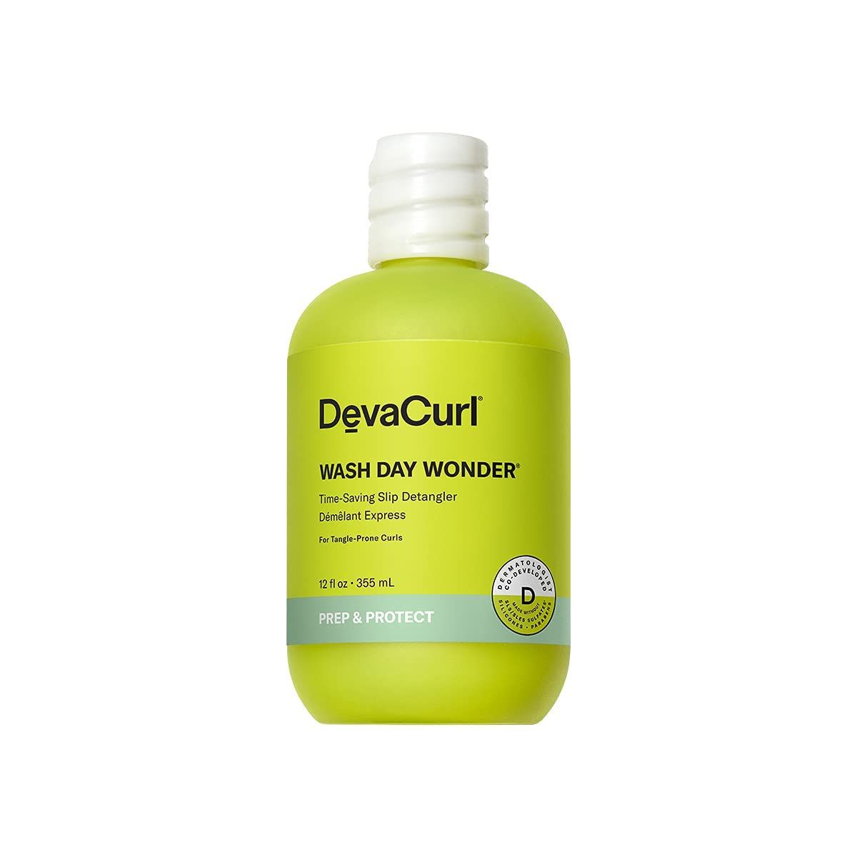 DevaCurl Wash Day Wonder Time-Saving Slip Detangler, Green Oasis, 12 fl. oz.