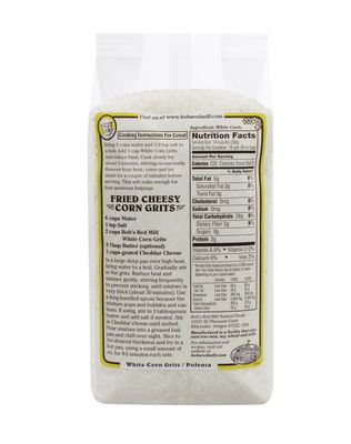 Bob's Red Mill White Corn GritsPolenta, 24 Ounce, Pack of 1