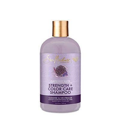 SheaMoisture Purple Rice Water Strength Color Care Shampoo for Damaged Hair 13.5 fl ounce