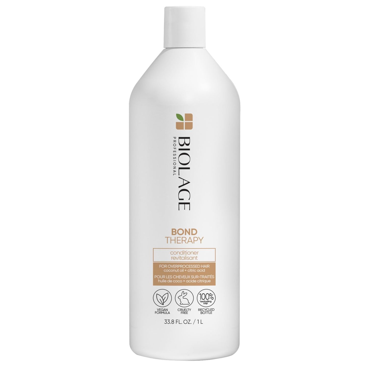 Biolage Bond Therapy Conditioner Builds Bonds Reduces Breakage Paraben Sulfate-Free Vegan Salon Professional Conditioner Cruelty-Free Bonding