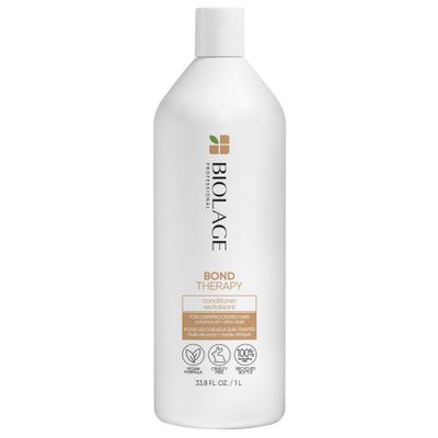 Biolage Bond Therapy Conditioner Builds Bonds Reduces Breakage Paraben Sulfate-Free Vegan Salon Professional Conditioner Cruelty-Free Bonding