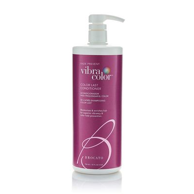 Brocato Vibracolor Color Last Conditioner: Color Safe Conditioner for Colored Hair - Prevents Fading and Extends the Life and Brilliance of Color Treated Hair - No Sulfate or Parabens - 32 Oz.