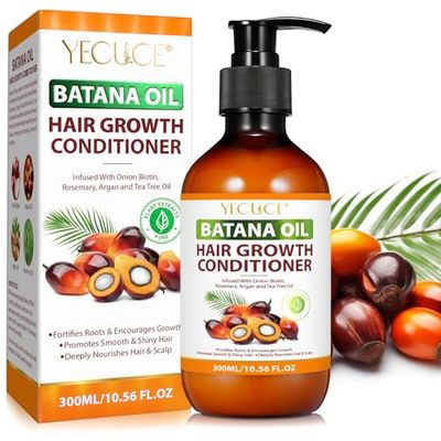 Batana Oil Conditioner, Organic Batana Oil with Onion Conditioner for Men and Women Daily Hair Care,for Thinning Hair Hair Loss, for Curly Hair Straight hair