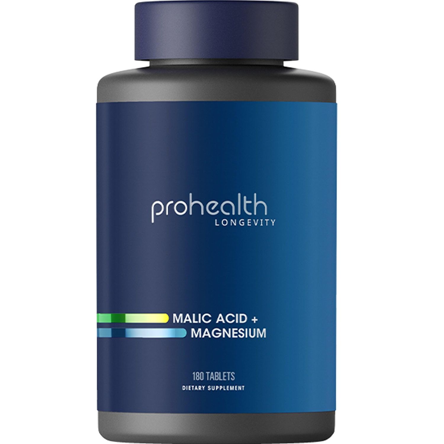 ProHealth Malic Acid Magnesium (180 Tablets) - Essential for Muscle Relaxation - Promotes ATP - Promotes Proper Muscle Function