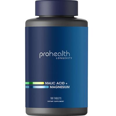 ProHealth Malic Acid Magnesium (180 Tablets) - Essential for Muscle Relaxation - Promotes ATP - Promotes Proper Muscle Function