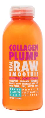 Real Raw Collagen Conditioner - Strengthen Repair - No Water 100 Pure Aloe Juice Coconut Water - Sulfate Paraben Free, 12.0 Ounce, 1