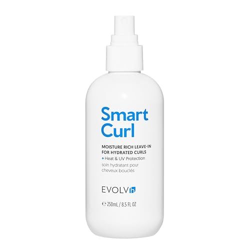EVOLVh - Natural SmartCurl Hydrating Leave-In Conditioner Vegan, Non-Toxic, Clean Hair Care (8.5 fl oz 250 mL) NEW PACKAGING