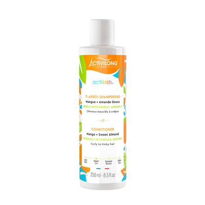 Activilong Actikids Conditioner Mango and Sweet Almond - Nourishing and Detangling Delight - Joyful Shampoo Time for Kids&#39; Hair- 300 ml