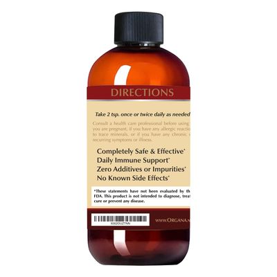 Organa Crystalline Colloidal Silver - 30 PPM - 8 oz Bottle