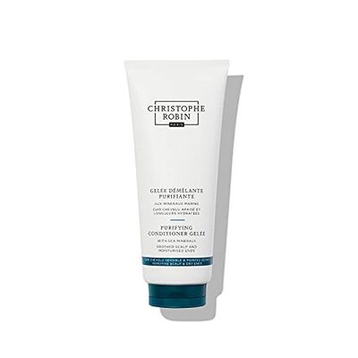 Christophe Robin Purifying Lightweight Conditioner Gel e With Sea Minerals for Soft Lengths and Oily Scalp 6.7 fl. oz