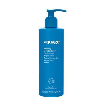 AQUAGE Healing Conditioner, Contains Marine Botanicals to Moisturize and Repair Dry or Damaged Hair and Build Strength from the Inside Out, 8 oz