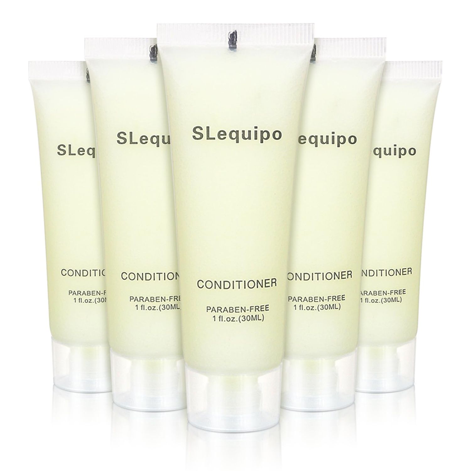 Travel Size Conditioner Bulk (1 fl oz,100 Pack), Refreshing Hotel Conditioner, Mini and Small Size Conditioner Gel, Guest Hotel Toiletries in Bulk - Mini Conditioner, Clear Container